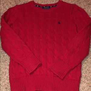 Size 7 polo Ralph Lauren boys sweater